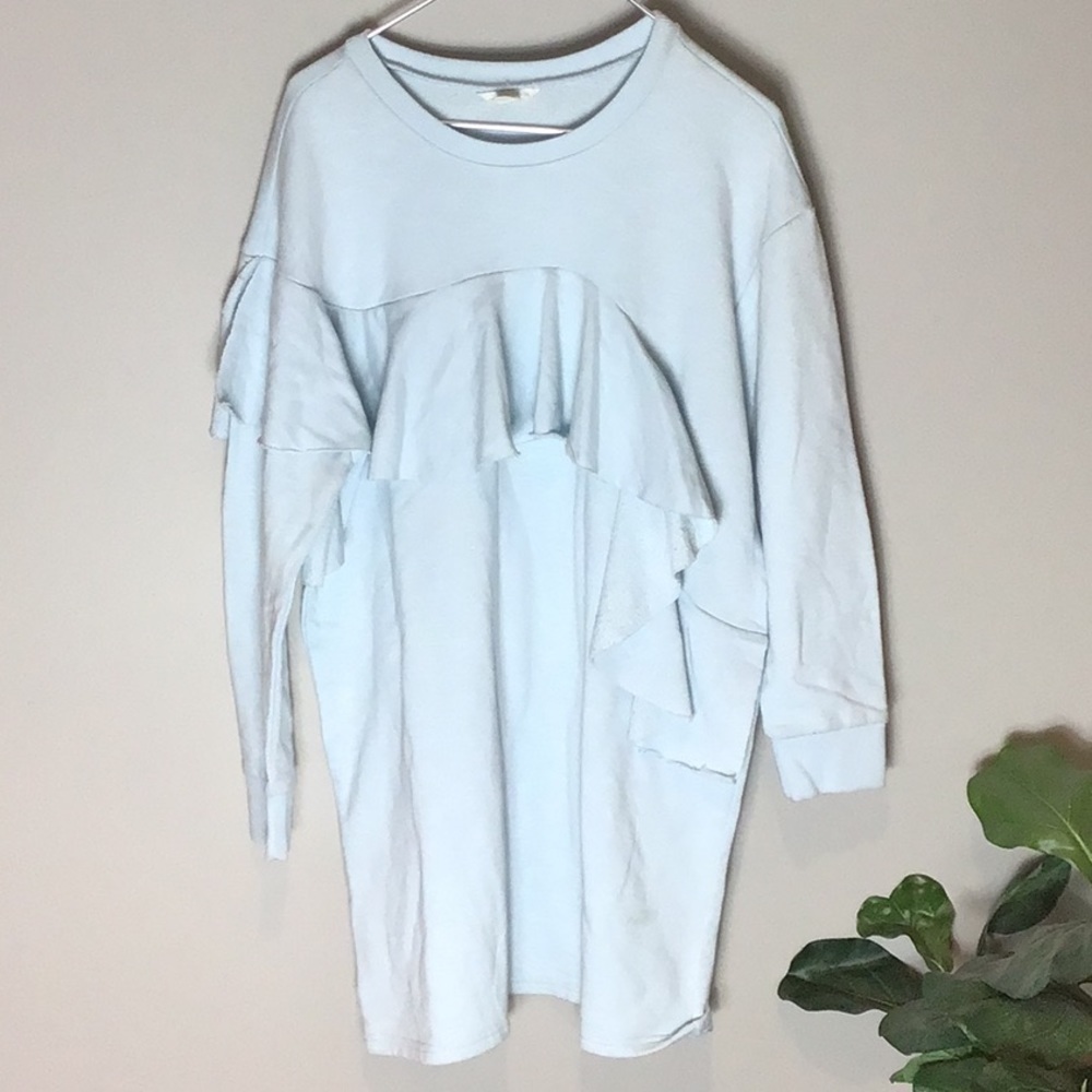 Caslon > Blue Sweater Dress Medium